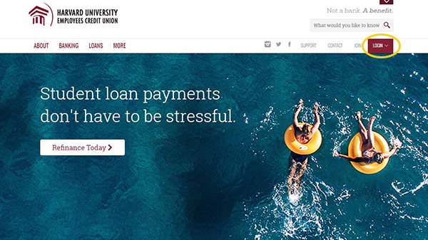 Get started with Harvard FCU online banking